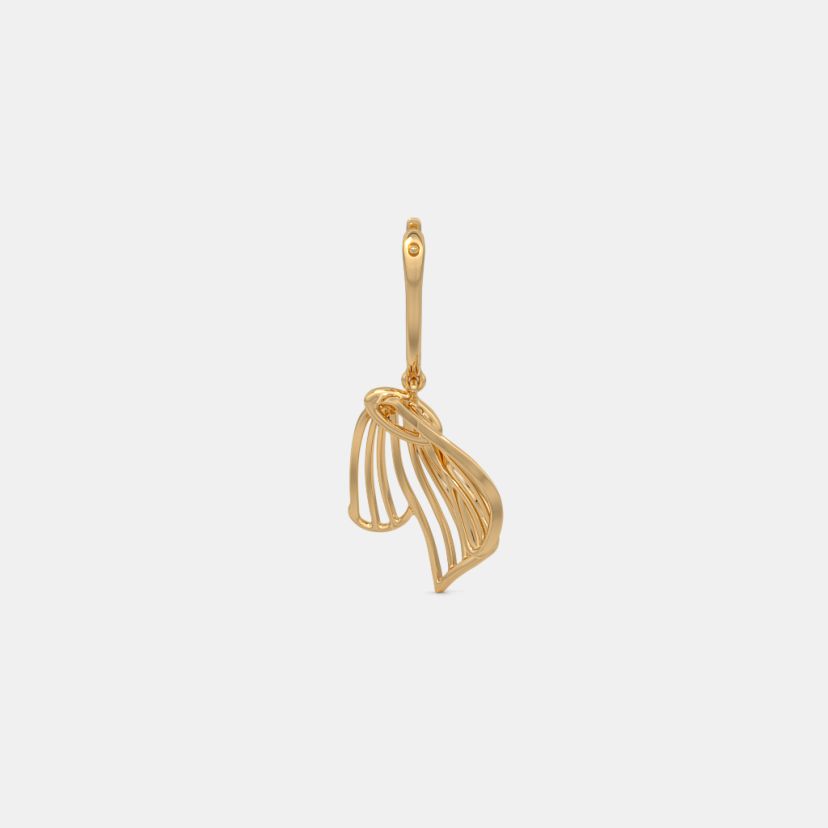The Vertra Dangle Hoop Earrings - image 6