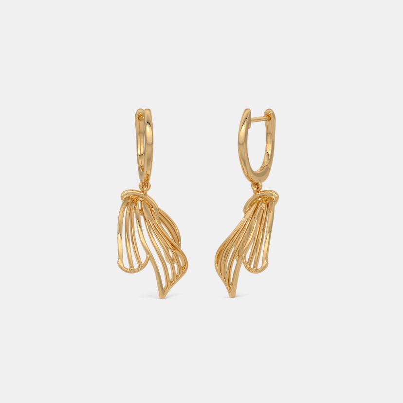 The Vertra Dangle Hoop Earrings - image 1