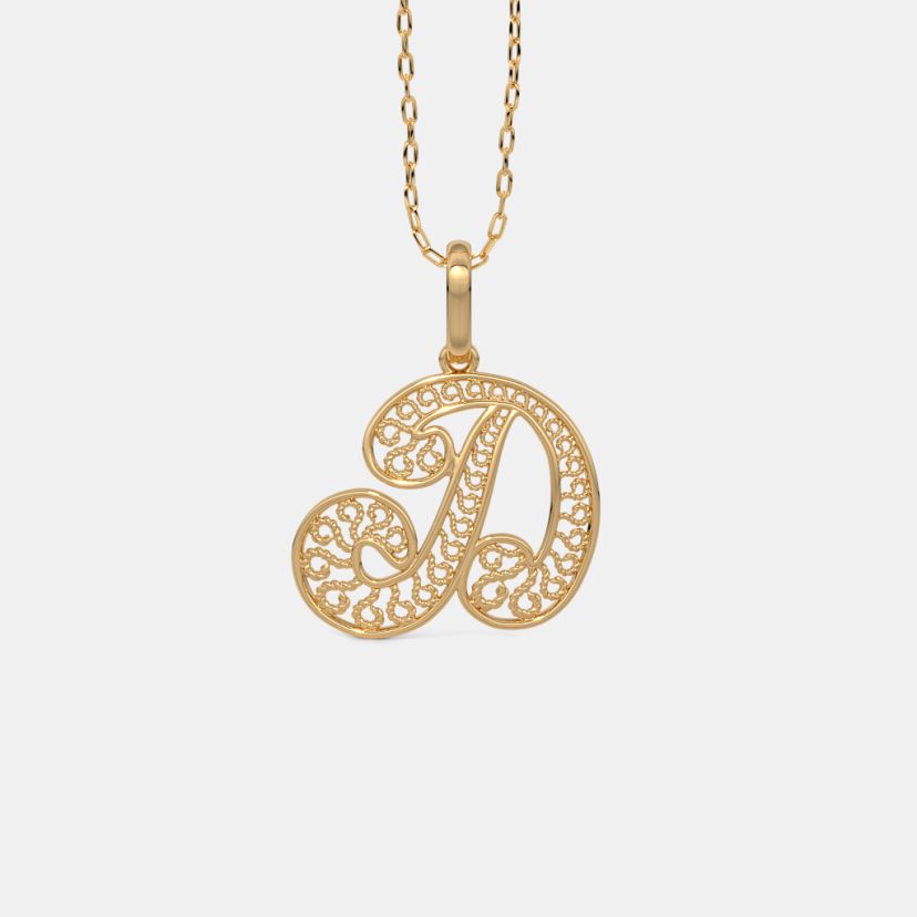 The Oryssa D Initial Pendant - image 5