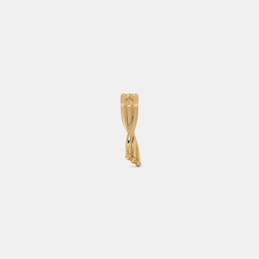 The Torsion J Hoop Earrings - image 8