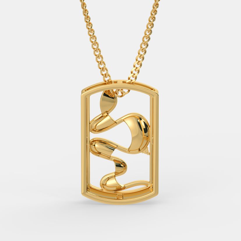 The Techno Abstract Pendant - image 4