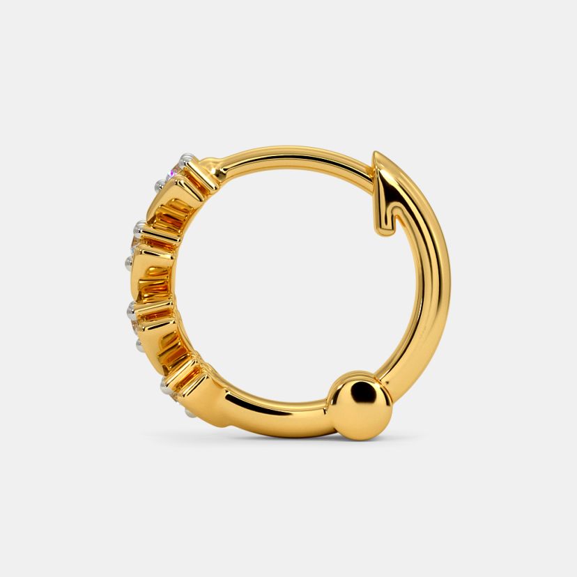 The Blooming Dale Nose Ring - Side View 2