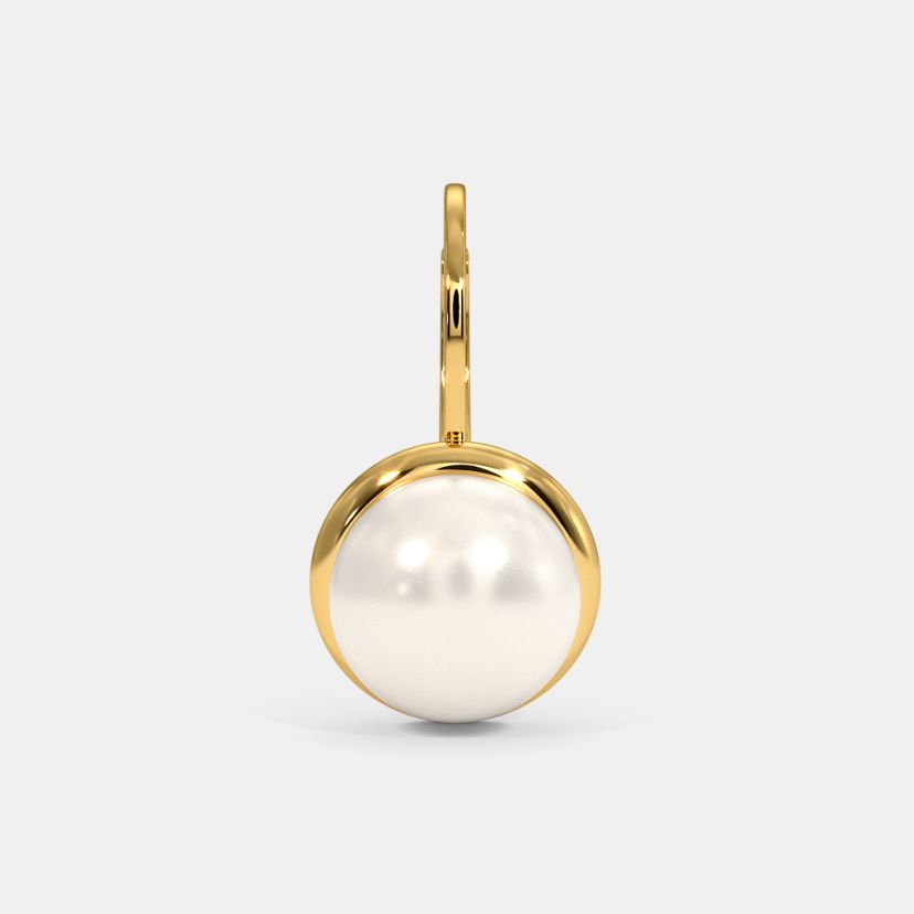 The Baggy Pearl Hoop Earrings - image 4
