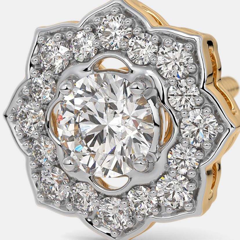 The Ossera Solitaire Stud Earrings - image 5
