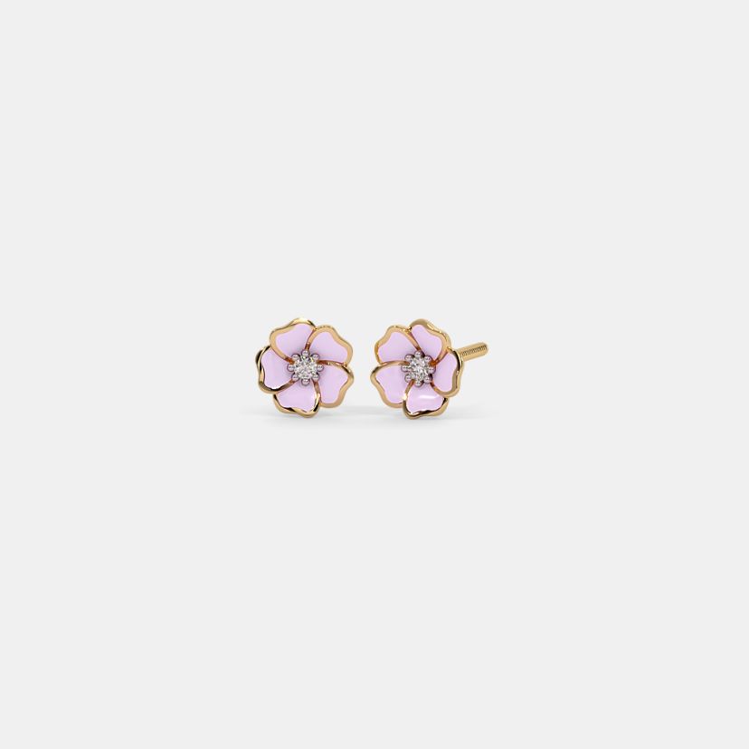 The Pink Bloom Kids Earrings - image 1