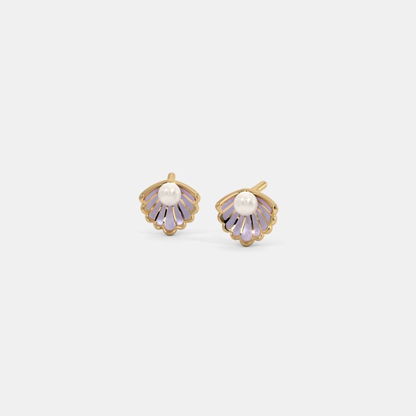 The Pearly Shell Kids Earrings - image 1