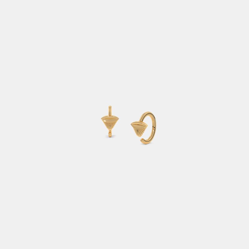 The Sanea Multi Pierced Hoop Earrings - image 1