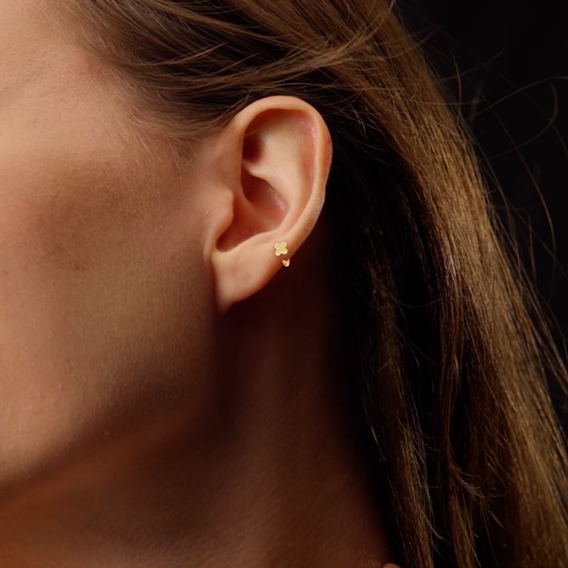 The Neana Multi Pierced Hoop Earrings - image 3