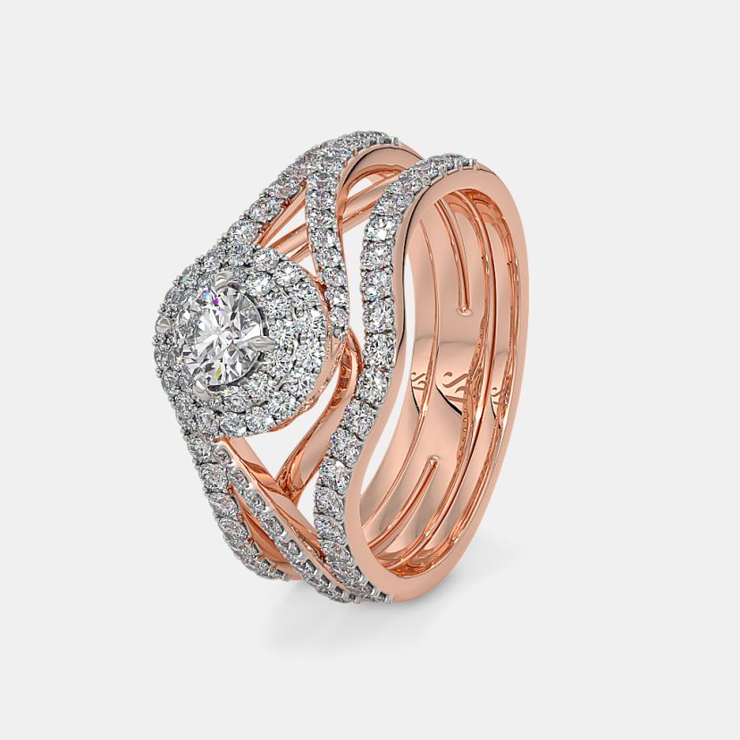 The Veloura Bridal Ring Set - image 1