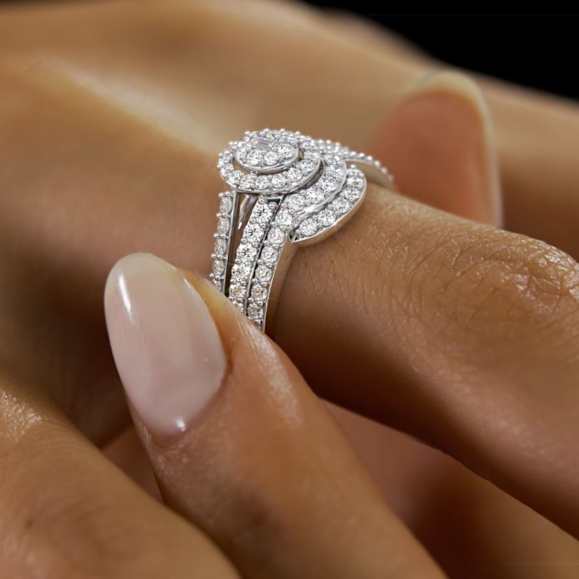 The Ethereal Tide Bridal Ring Set - image 6