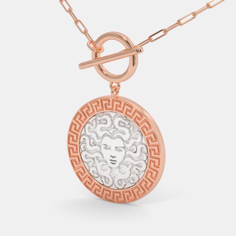 The Medusa Coin Toggle Necklace - image 1