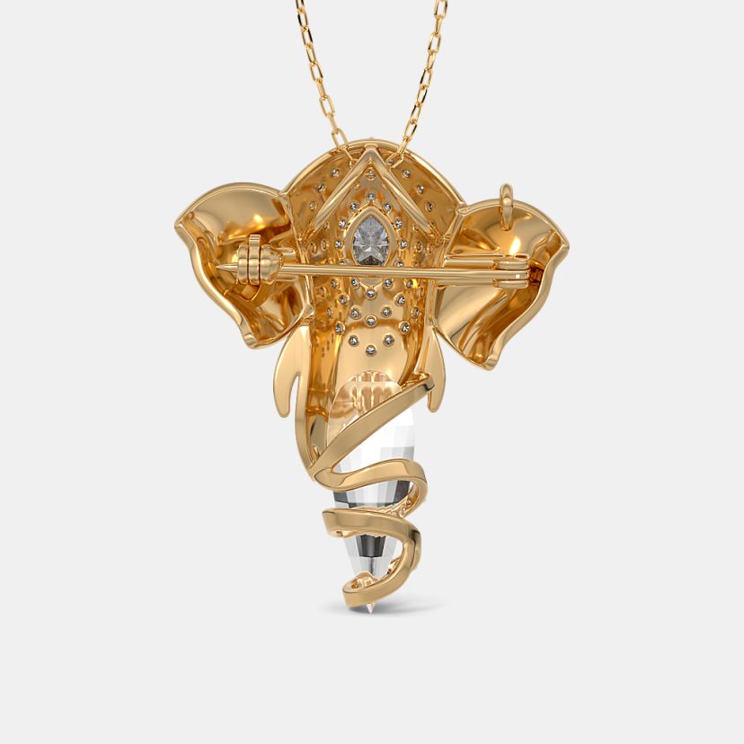 The Airavya Pendant Cum Brooch - image 6