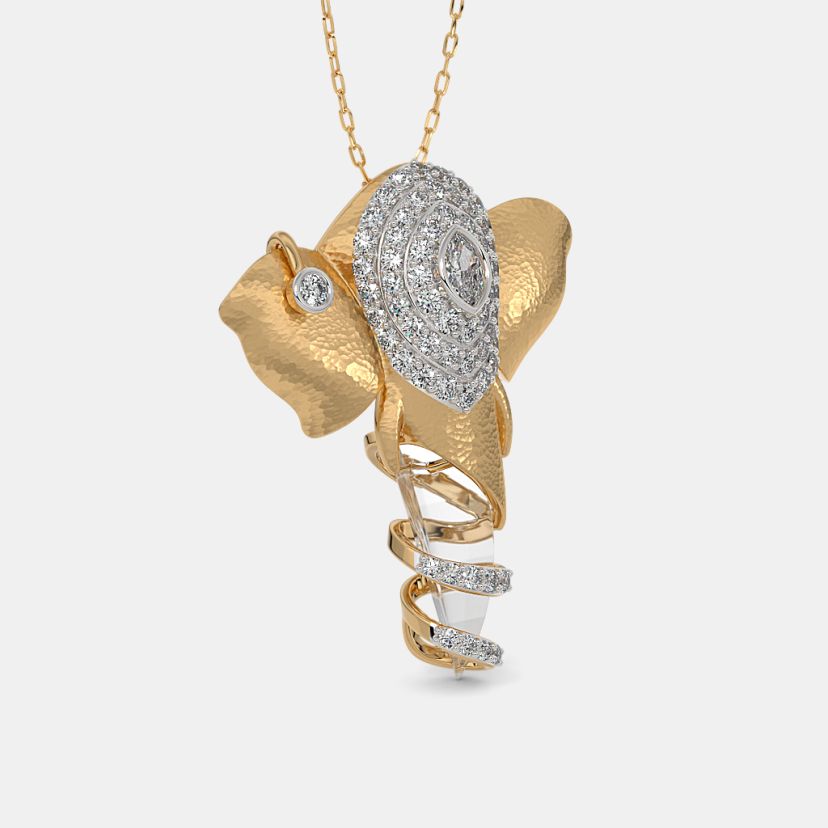 The Airavya Pendant Cum Brooch - image 7