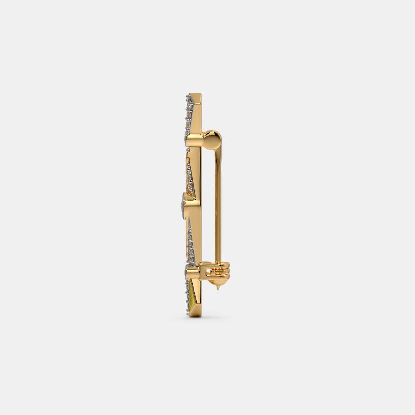 The Geometric Harmony Mens Brooch - image 5