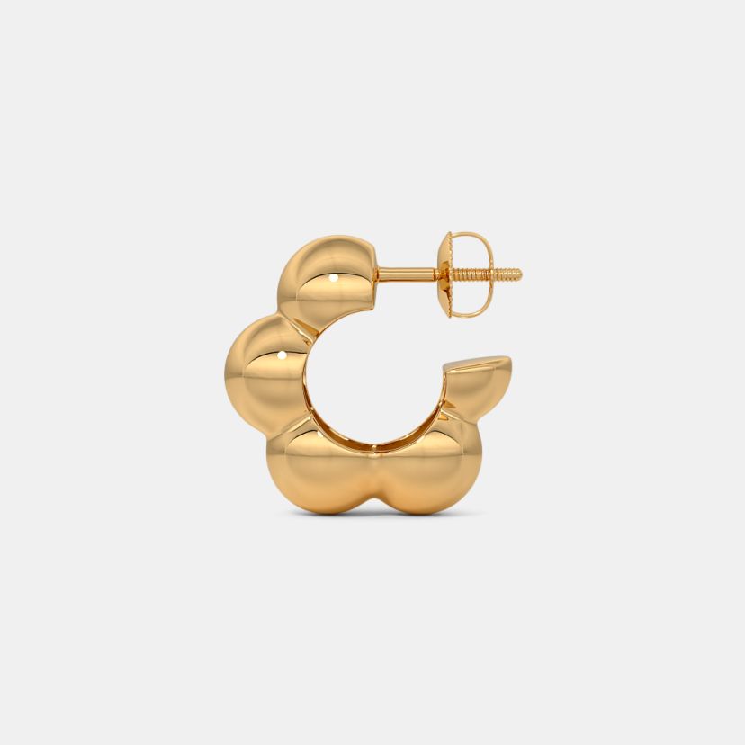 The Nacre J Hoop Earrings - image 8