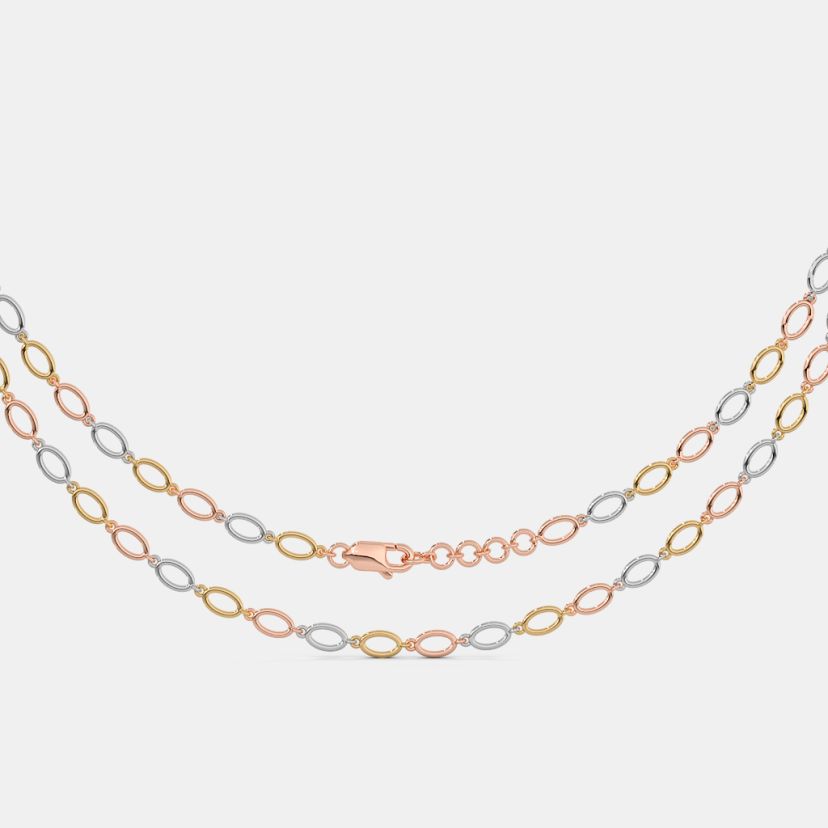 Buy Rose Gold Chains Rs 50000 And Above Designs Online BlueStone