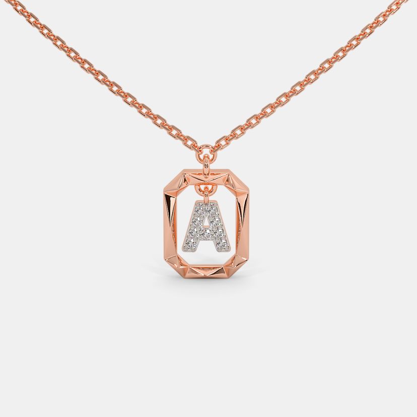 The Swiing A Initial Necklace - image 4
