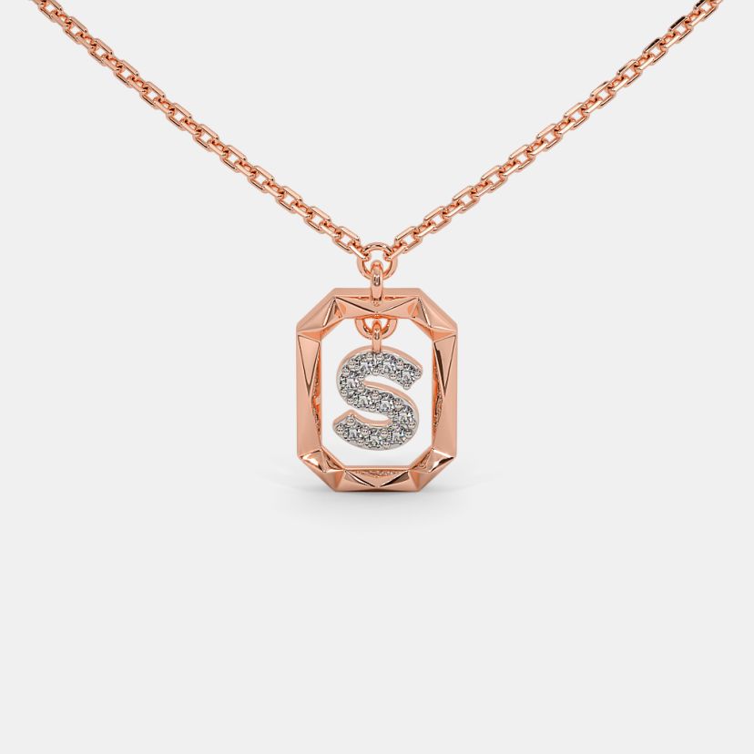 The Swiing S Initial Necklace - image 4