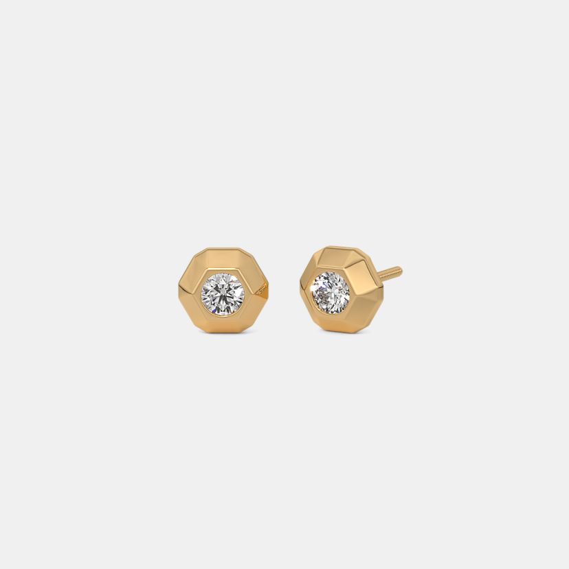 The Beetle Solitaire Earrings - image 1