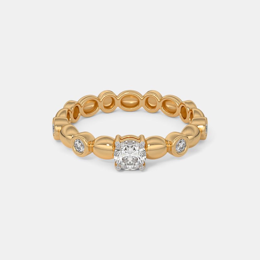 The Glowby Solitaire Couple Band For Her - image 5