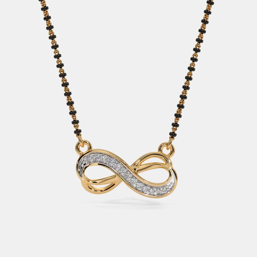 The Leesha Infinity Mangalsutra Pendant - image 5