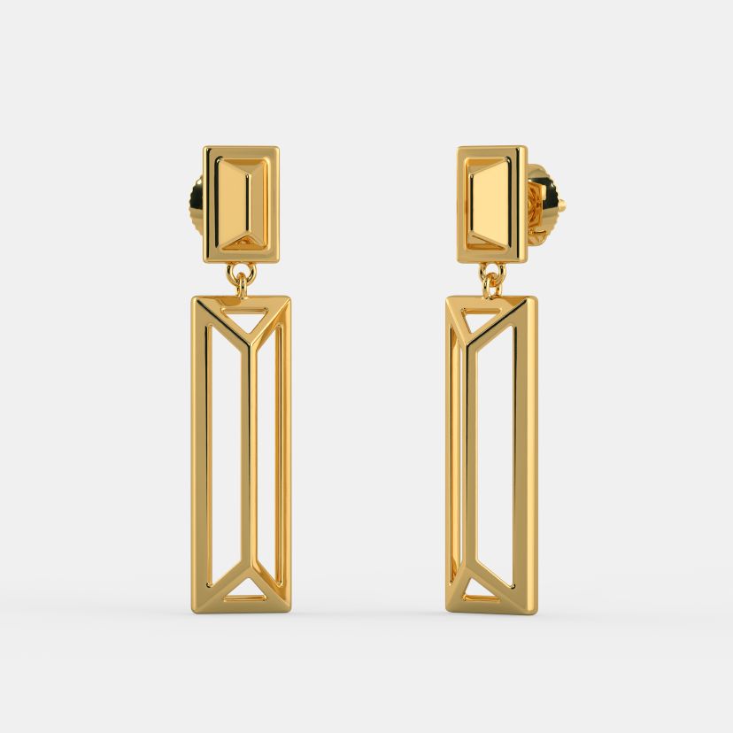 The Fenced Axis Earrings - image 1