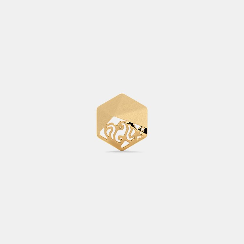 The Faceted Paisley Stud Earrings - image 7