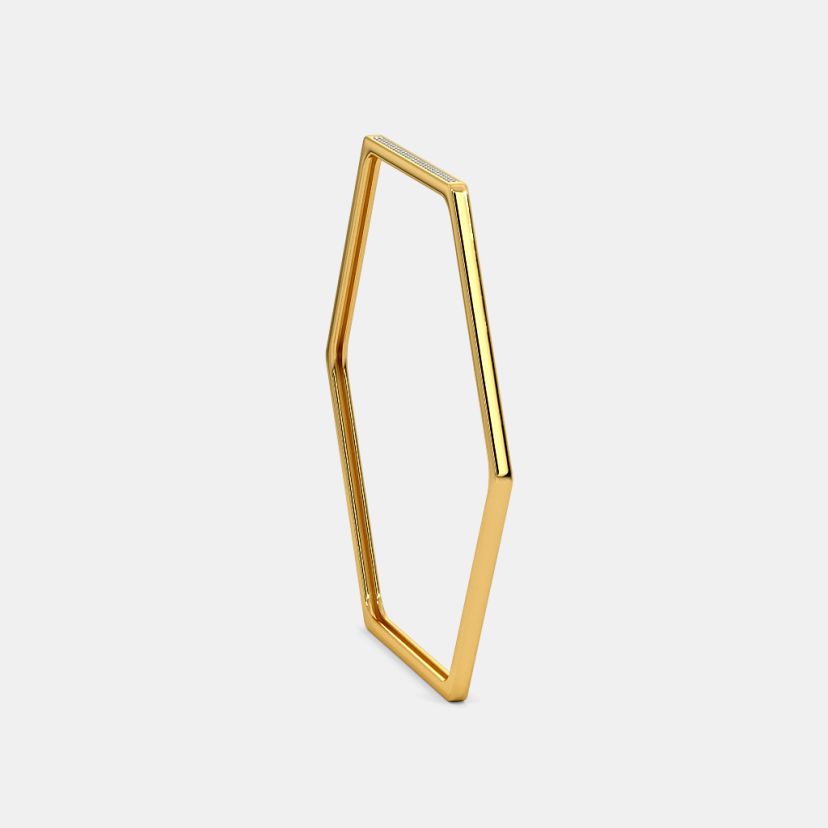 The Zoe Hexagon Bangle - image 4