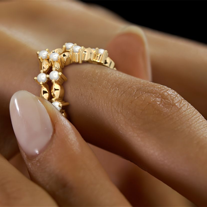 The Perrine Chevron Ring - image 6