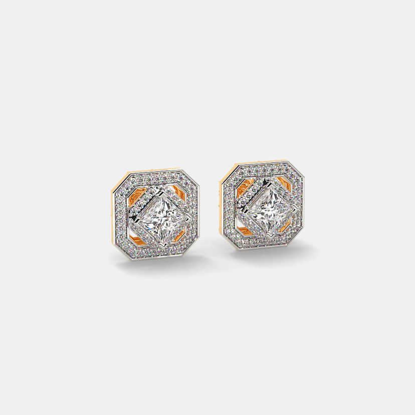 The Luvena Solitaire Stud Earrings - image 6