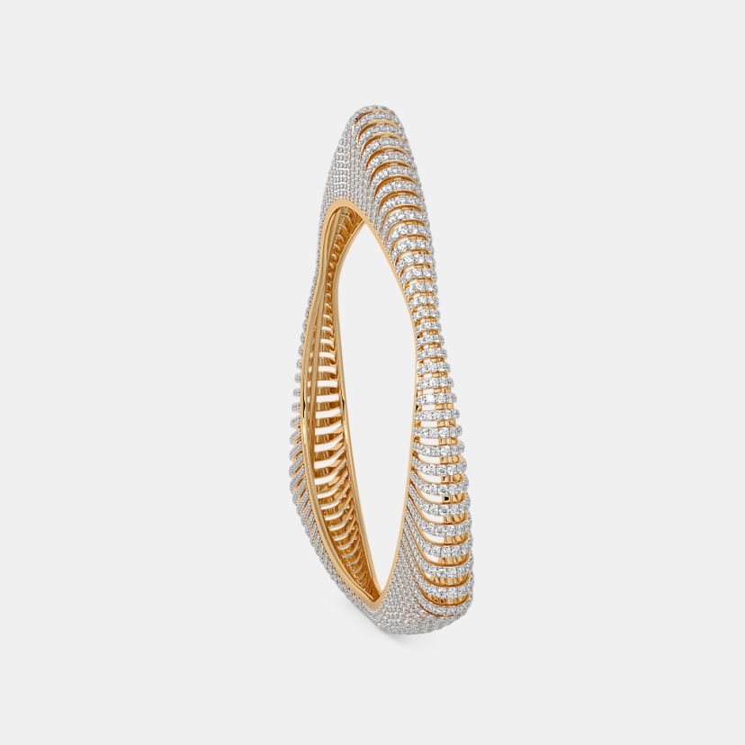 The Trinora Geometric Bangle - image 4