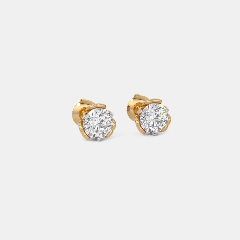 The Heartspire Solitaire Stud Earrings - image 6