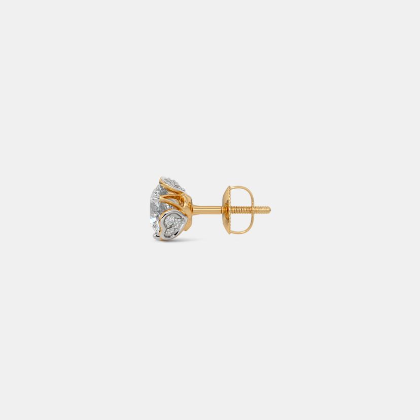 The Heartspire Solitaire Stud Earrings - image 9