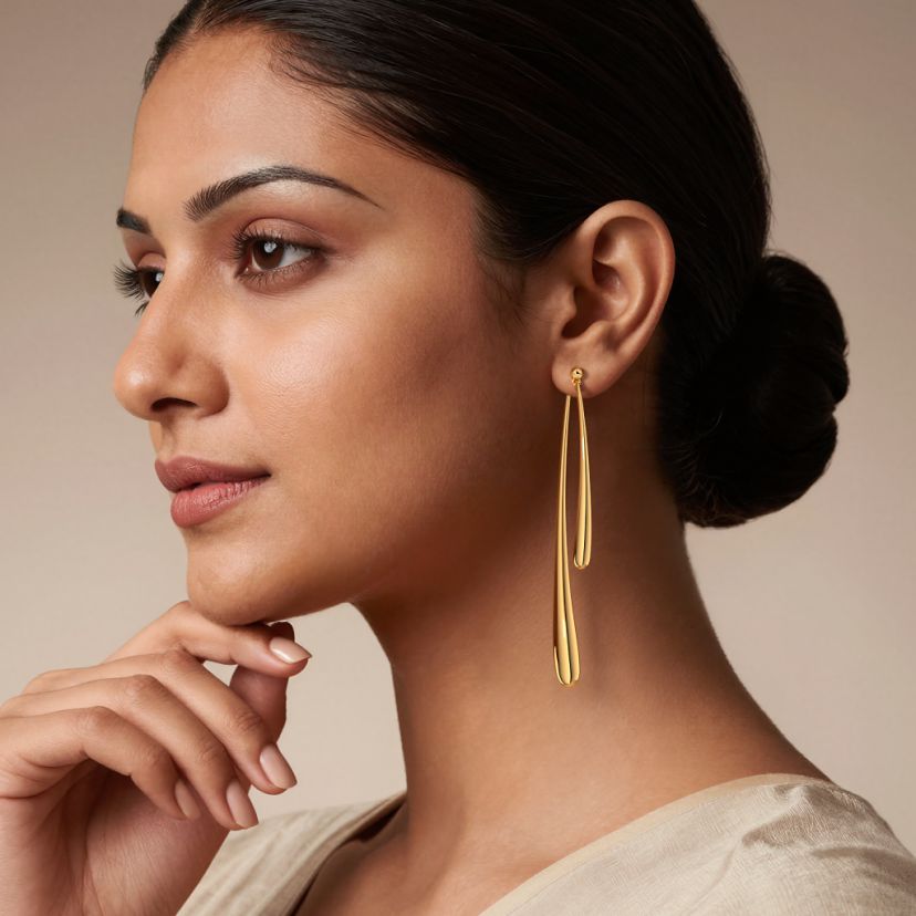 The Vyla Front Back Earrings - image 3