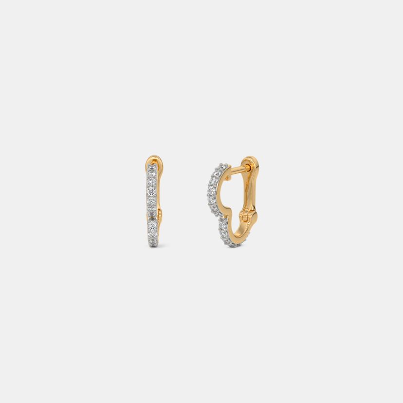 The Serafina Multi Pierced Hoop Earrings - image 1