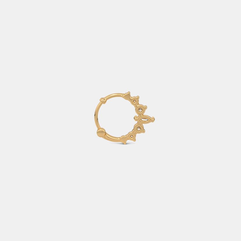 The Nyra Daith Multi Pierced Hoop Earring - image 6