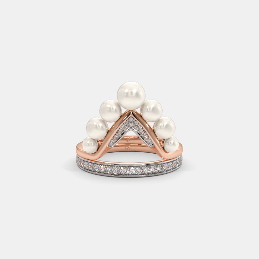 The Suave Chevron Stackable Ring - image 5