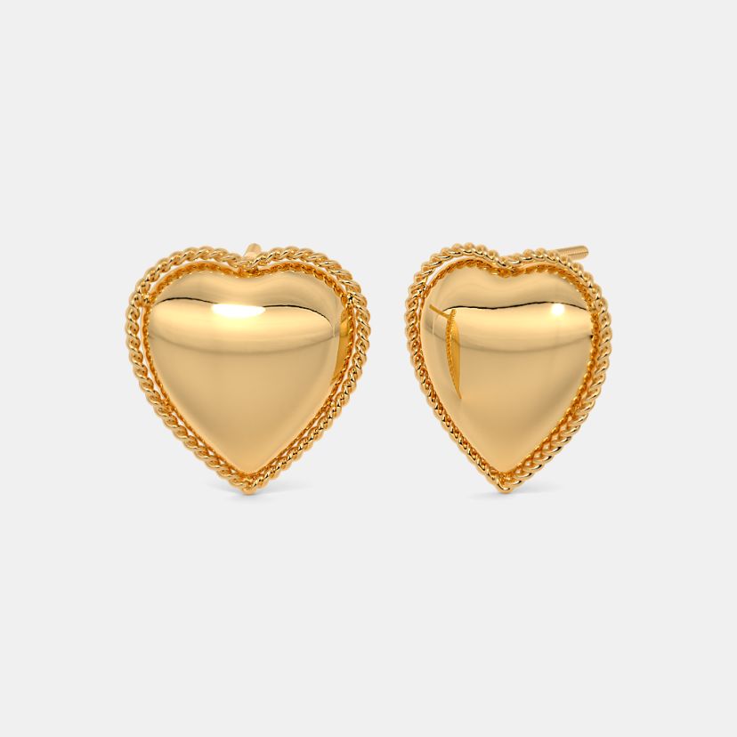 The Humango Heart Stud Earrings - image 1