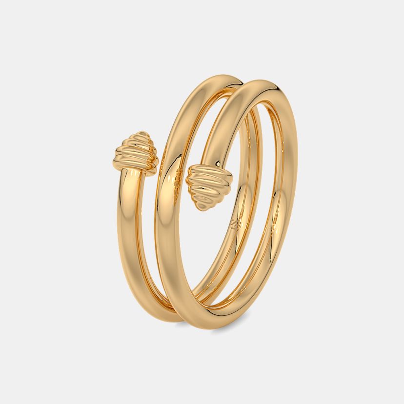 The Azure Gyre Spiral Ring - image 1