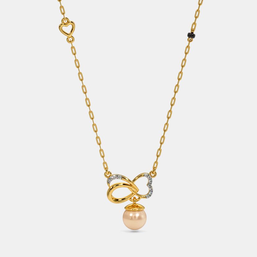 Buy Pearl Mangalsutra Online BlueStone India s 1 Online