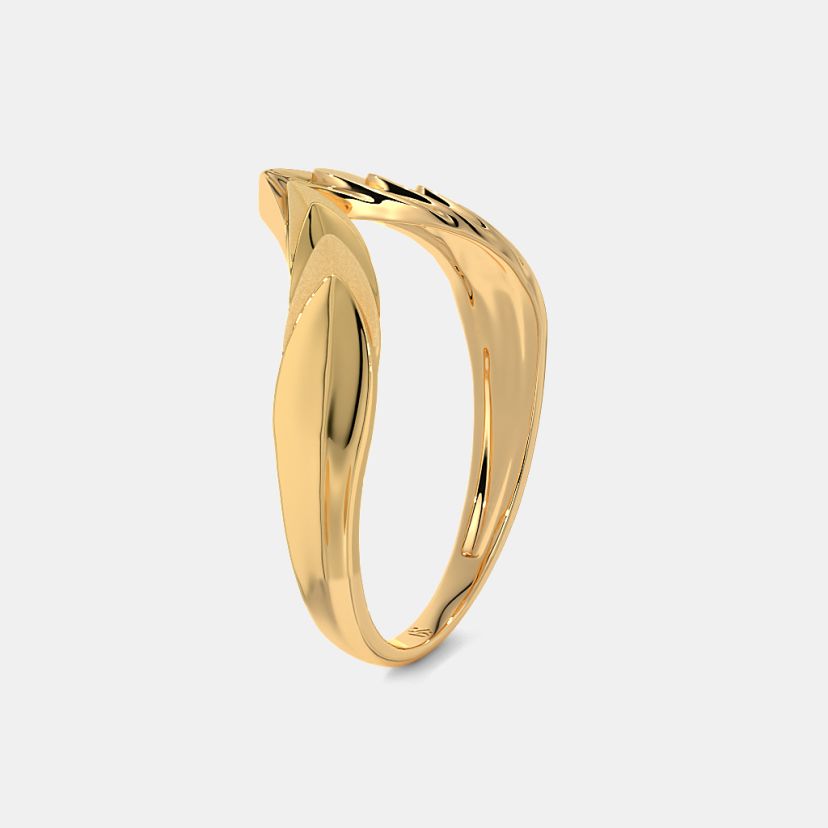 The Raquel Chevron Ring - image 9