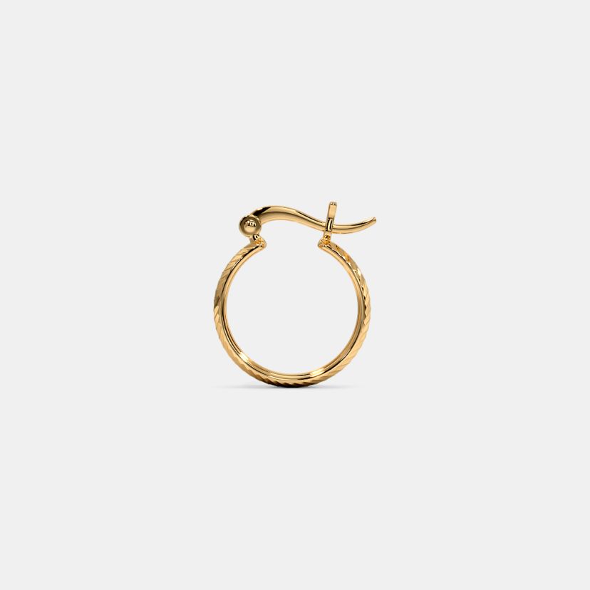 The Arkee Textured Hoop Earrings - image 5