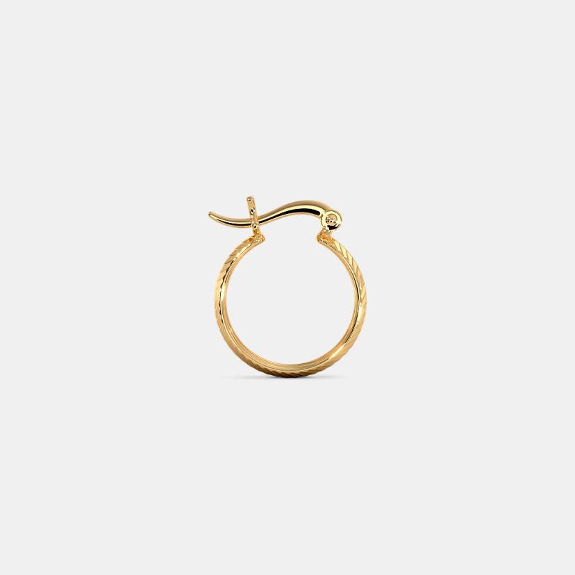 The Arkee Textured Hoop Earrings - image 7