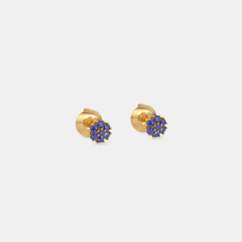 The Bluesapph Aleph Stud Earrings - image 6