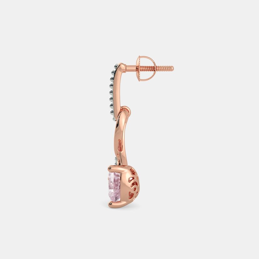 The Dona Rose Quartz Earrings - image 4