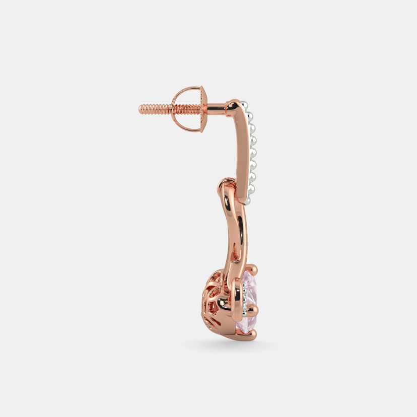 The Dona Rose Quartz Earrings - image 6