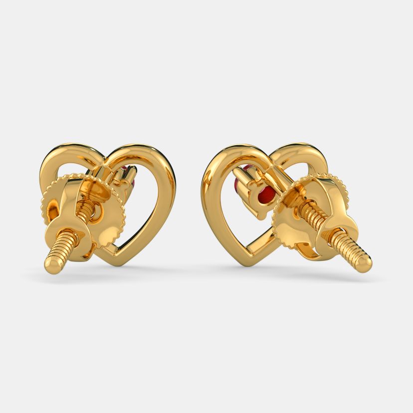 The Red Heart Earrings for Kids - image 7
