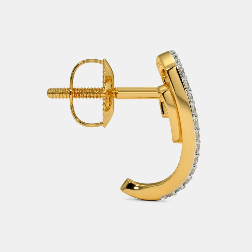 The Effervescent J Hoop Earrings - image 7