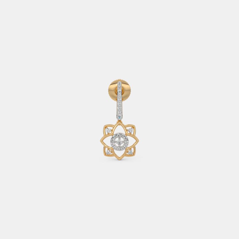 The Fleur De Lotus Drop Earrings - image 4