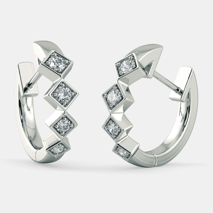 The Miles to Go Huggie Earrings - image 1